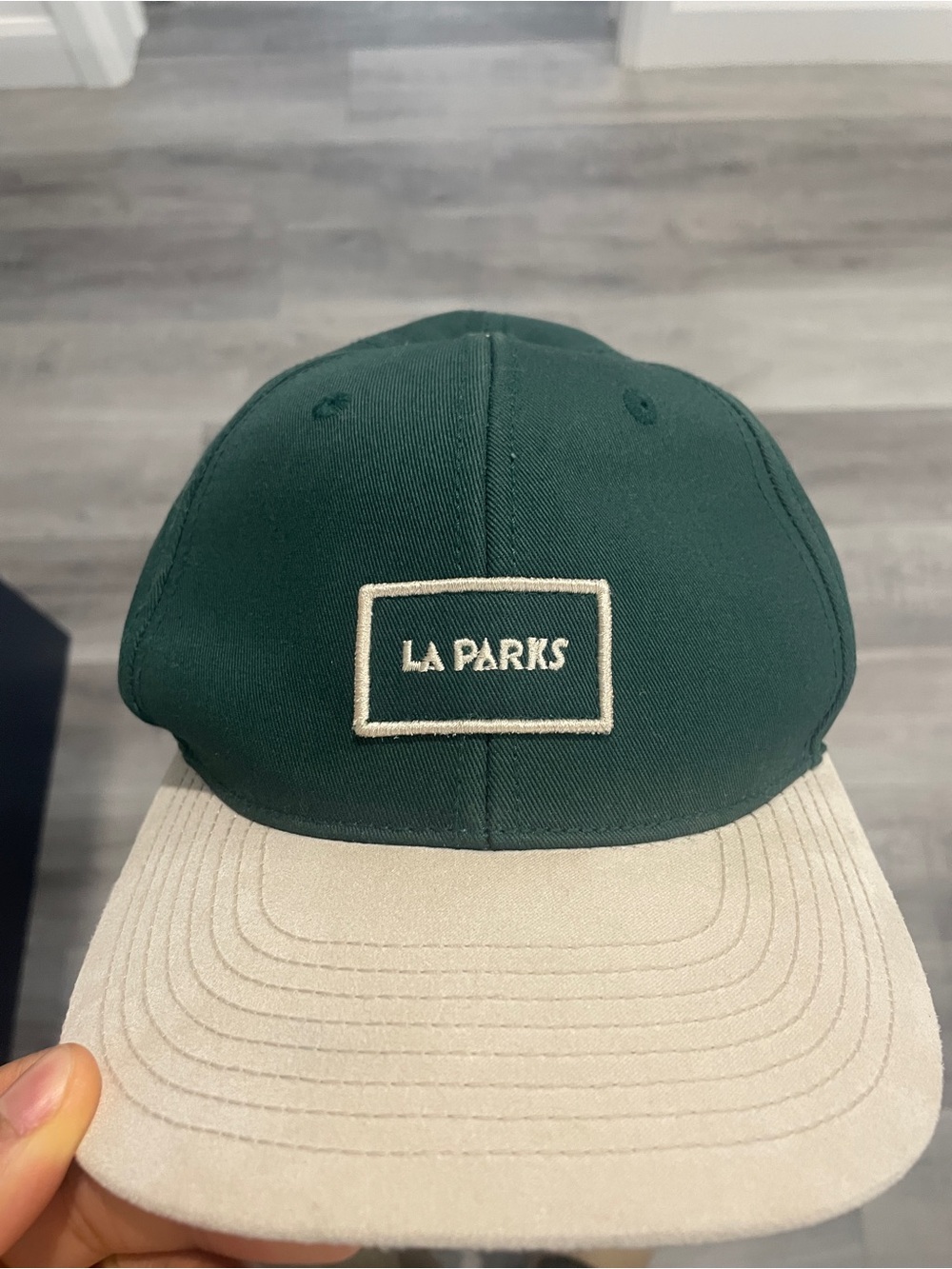 H&M Green & Beige 'LA PARKS' Cap
